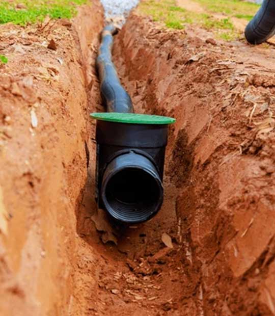 water drain line