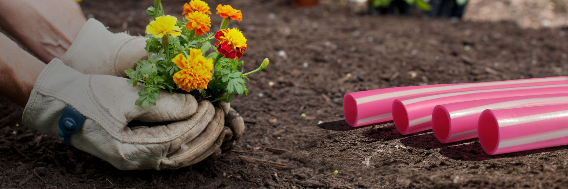 garden pipe banner